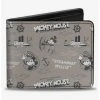 Boxlunch Disney100 Mickey Mouse Steamboat Willie Collage Bifold Wallet -Boxlunch-shop 20535351 hi