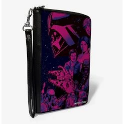 Boxlunch Star Wars A New Hope Character Collage Zip Around Wallet