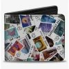 Boxlunch Disney100 Movie Postage Stamps Stacked Bifold Wallet