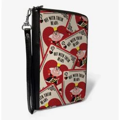 Boxlunch Disney Alice In Wonderland Queen Of Hearts Zip Around Wallet