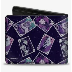 Boxlunch Disney Villains Card Poses Collage Bifold Wallet -Boxlunch-shop 20535437 av1