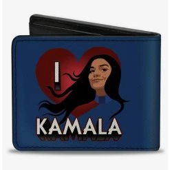 Boxlunch Marvel Ms. Marvel I Love Kamala Heart Pose Bifold Wallet -Boxlunch-shop 20535457 av1