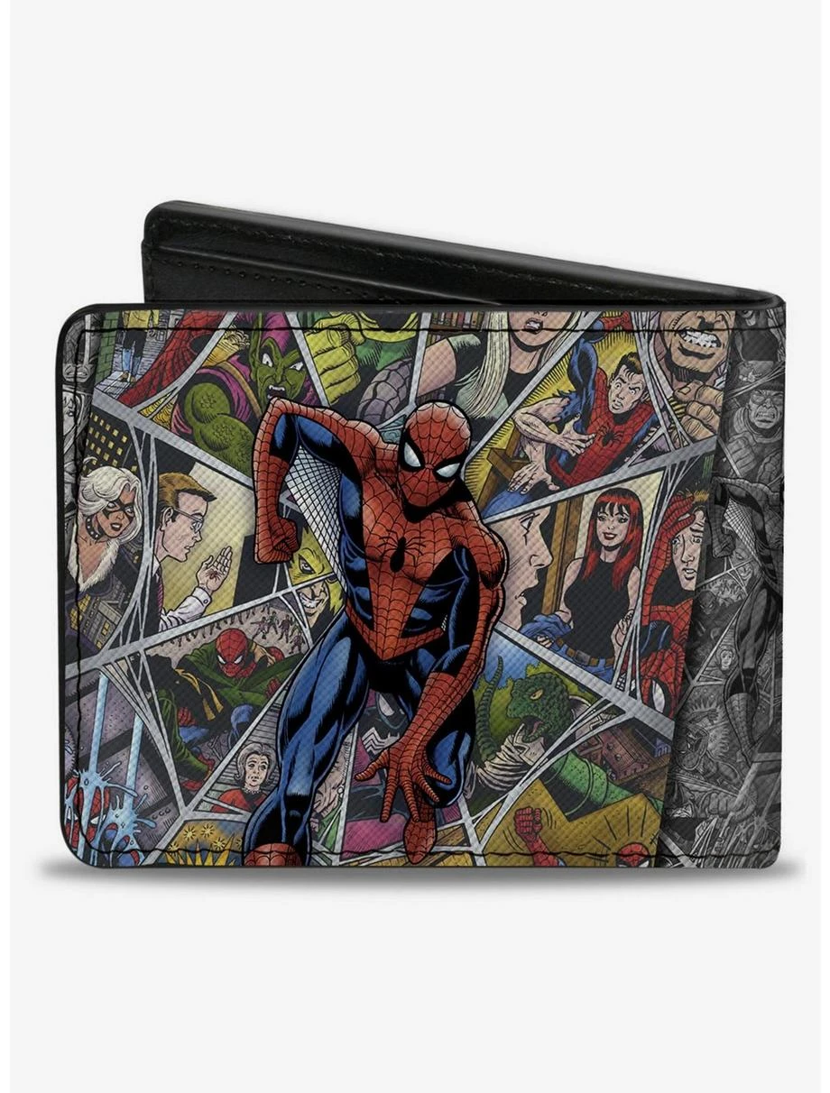 Boxlunch Marvel Spider-Man Beyond Amazing Character Collage Bifold Wallet 4 Boxlunch Marvel Spider-Man Beyond Amazing Character Collage Bifold Wallet - Image 2