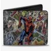 Boxlunch Marvel Spider-Man Beyond Amazing Character Collage Bifold Wallet -Boxlunch-shop 20535459 hi