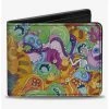 Boxlunch Rick And Morty With Monsters Collage Bifold Wallet -Boxlunch-shop 20535473 hi