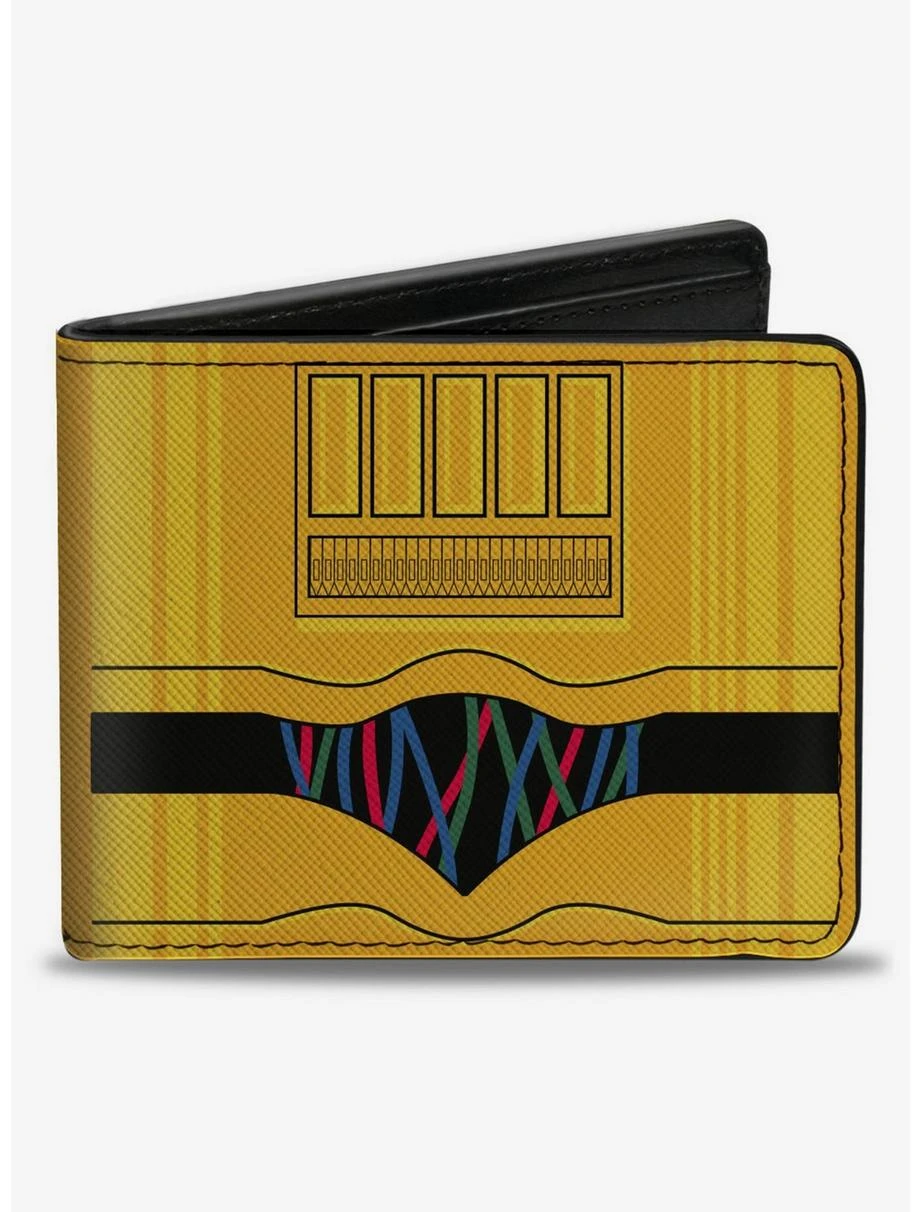 Boxlunch Star Wars C3PO Character Close Up Bifold Wallet 3 Boxlunch Star Wars C3PO Character Close Up Bifold Wallet