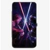Boxlunch Star Wars Obi Wan Kenobi And Darth Vader Battle Clash Hinged Wallet -Boxlunch-shop 20535513 hi