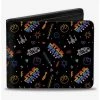Boxlunch Star Wars Pride Logo And Icons Rainbow Bifold Wallet