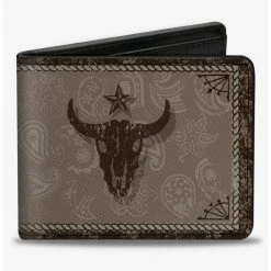 Boxlunch Western Cowboy Icons Collage Bifold Wallet