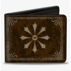 Boxlunch Western Whiskey Heart Repeat Bifold Wallet