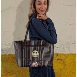 Boxlunch The Nightmare Before Christmas Uptown Cooler Tote Bag -Boxlunch-shop 20661178 av5
